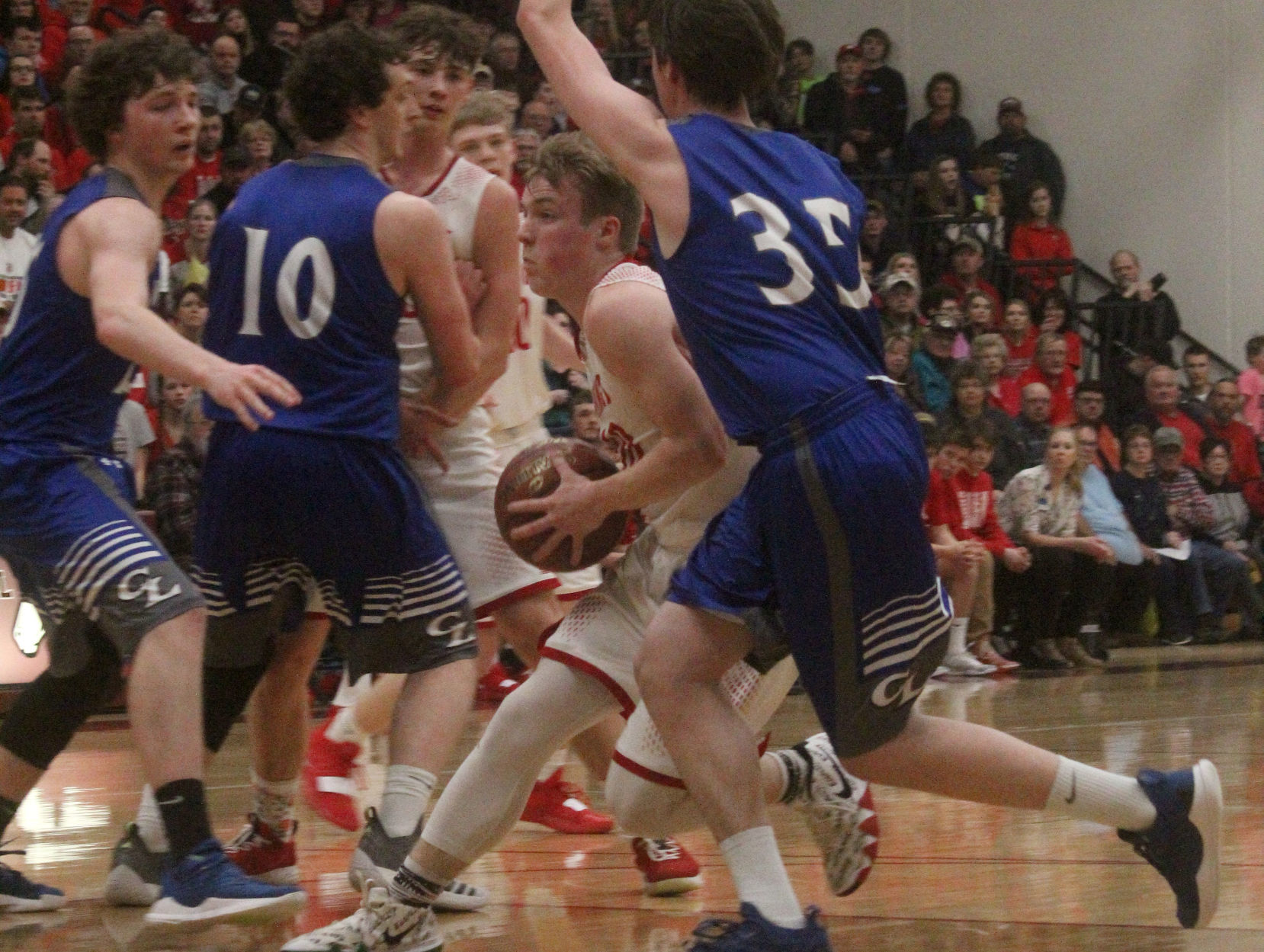 Colfax vs Clear Lake boys basketball 3-7-19